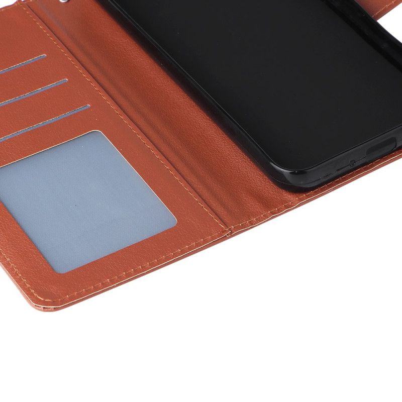 Kožený Kryt Samsung Galaxy S24 Plus 5g Magnetická Spona A Popruh