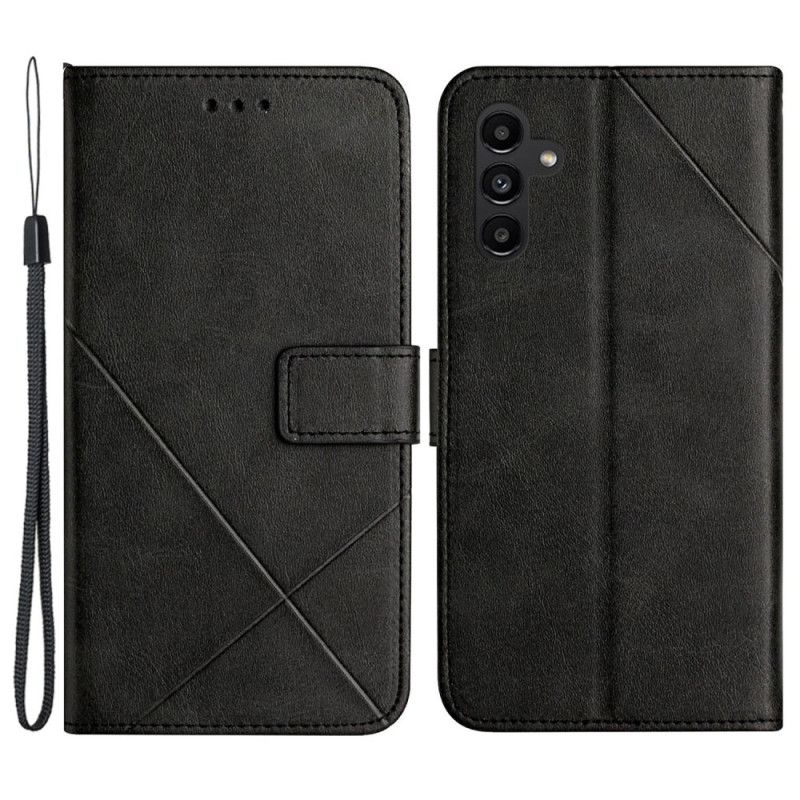 Kožený Kryt Samsung Galaxy S24 Plus 5g Páskové Čáry