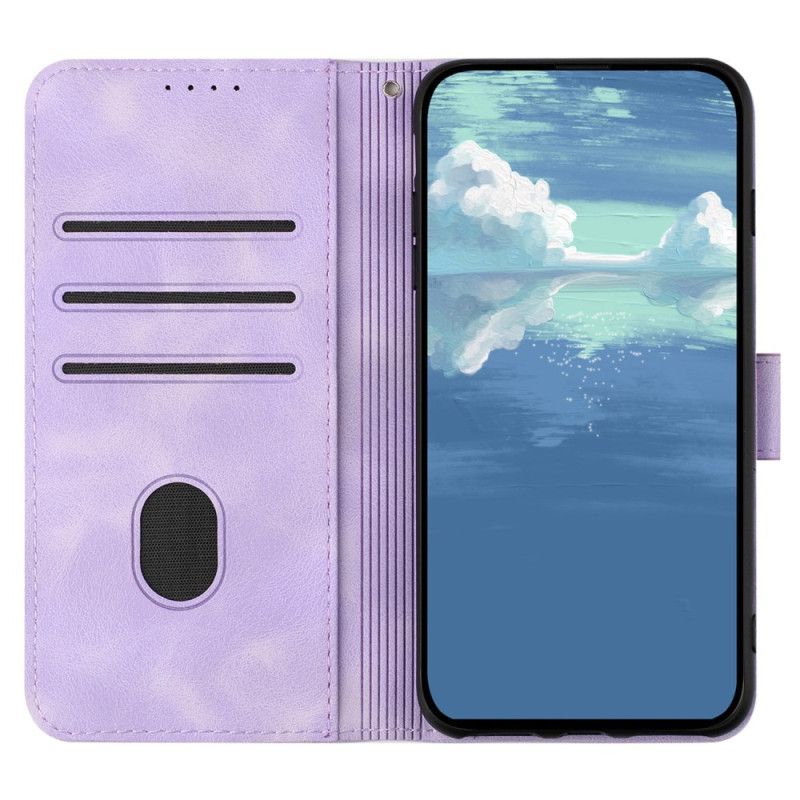 Kožený Kryt Samsung Galaxy S24 Plus 5g Retro Design Popruhu