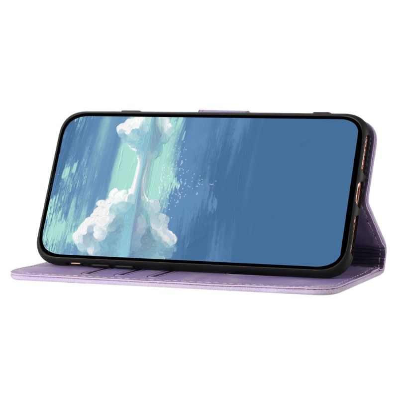 Kožený Kryt Samsung Galaxy S24 Plus 5g Retro Design Popruhu
