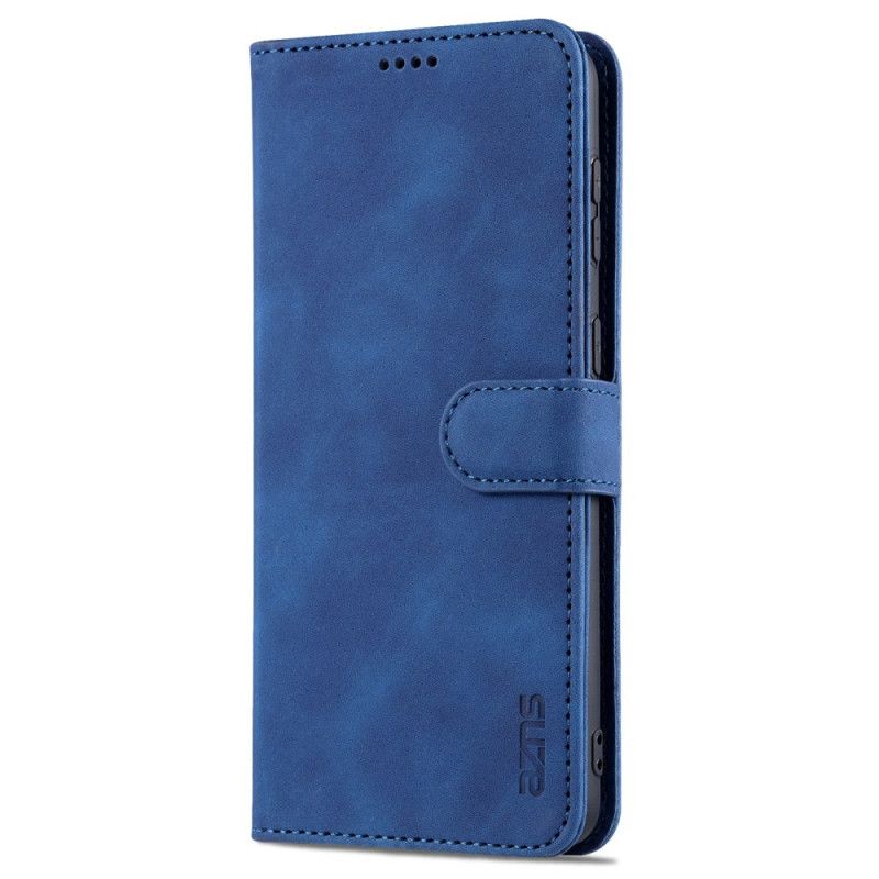 Kožený Kryt Samsung Galaxy S24 Plus 5g Semišový Styl Azns
