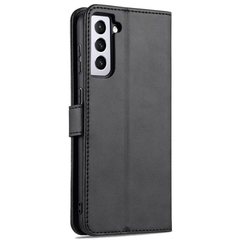 Kožený Kryt Samsung Galaxy S24 Plus 5g Semišový Styl Azns