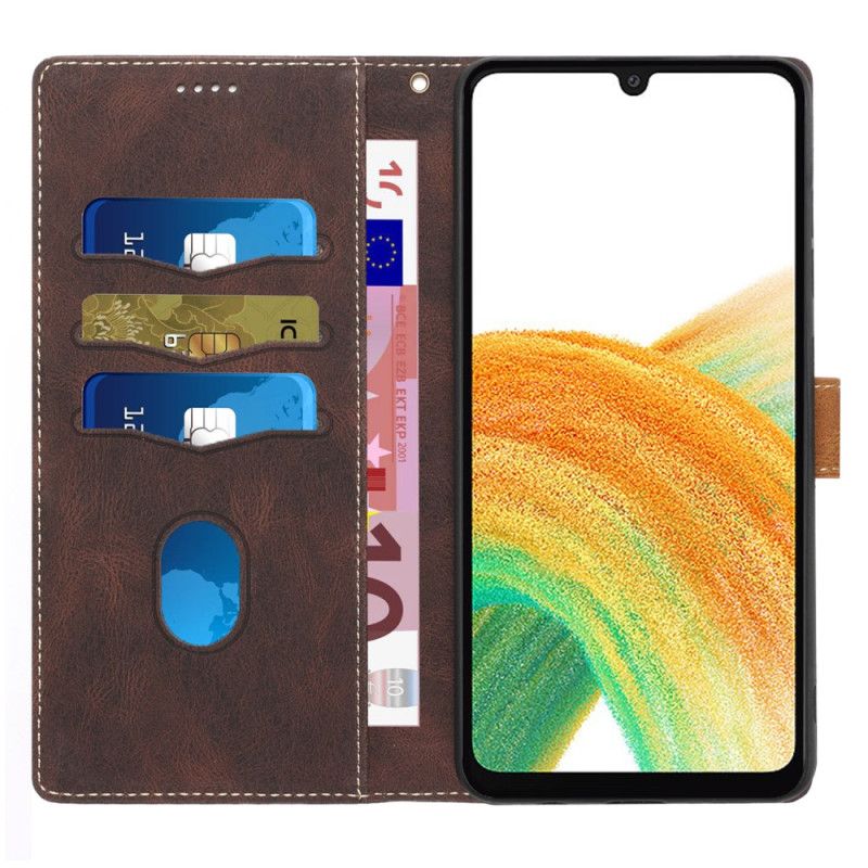Kožený Kryt Samsung Galaxy S24 Plus 5g Vlys