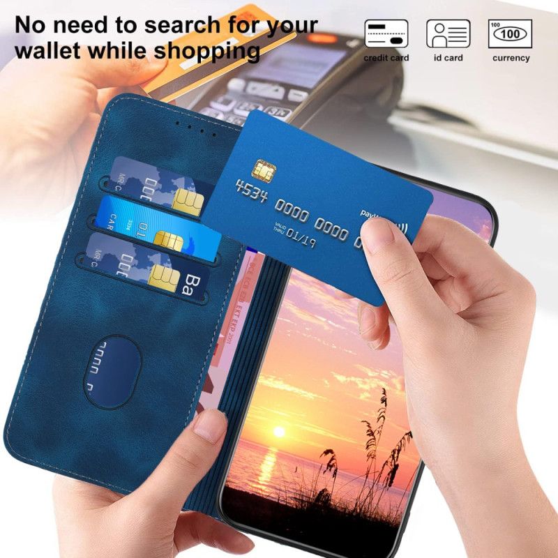 Kožený Kryt Samsung Galaxy S24 Plus 5g Vzor Sloní Hlavy S Popruhem