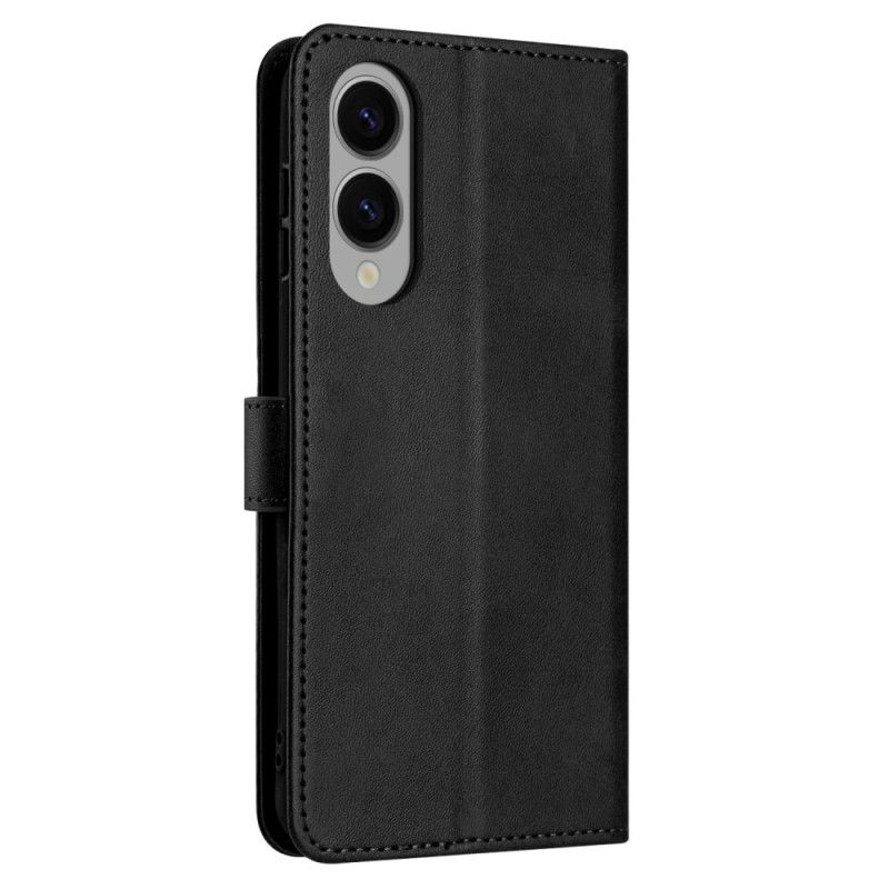 Kožený Kryt Samsung Galaxy S25 5g Edge Kožený Efekt S Popruhem