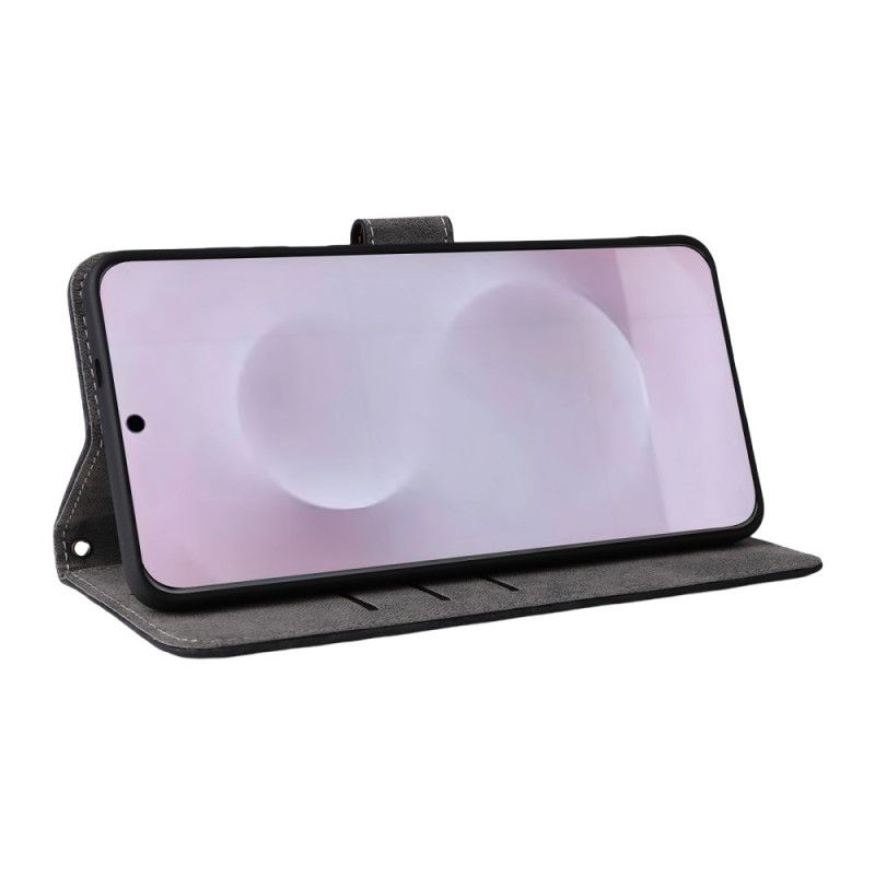 Kožený Kryt Samsung Galaxy S25 5g Edge Funkce Rfid S Páskem