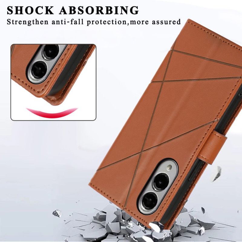 Kožený Kryt Samsung Galaxy S25 5g Edge Linie