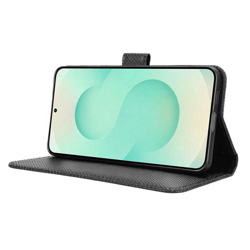 Kožený Kryt Samsung Galaxy S25 5g Edge Pásek S Tečkami