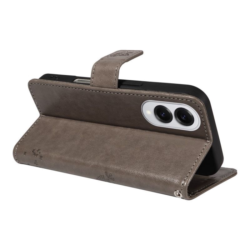 Kožený Kryt Samsung Galaxy S25 5g Edge Strom A Kočka