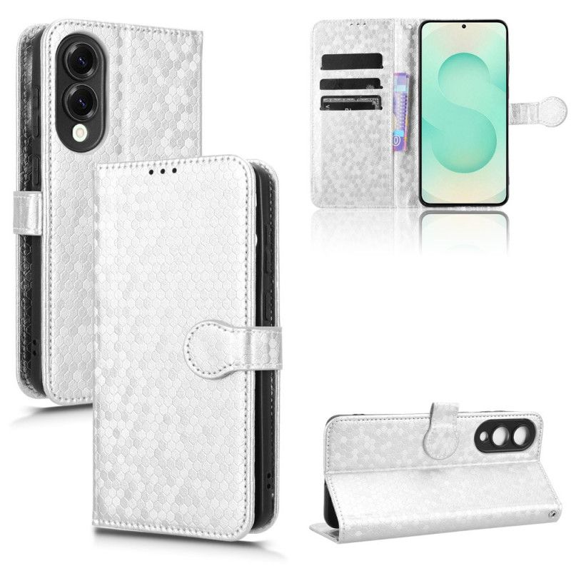 Kožený Kryt Samsung Galaxy S25 5g Edge Třpytivé Tečky