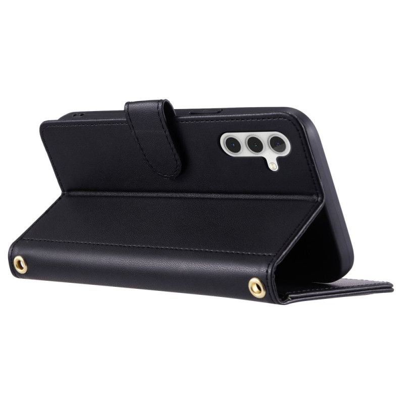 Kožený Kryt Samsung Galaxy S25 5g Prošívaný Design Plus