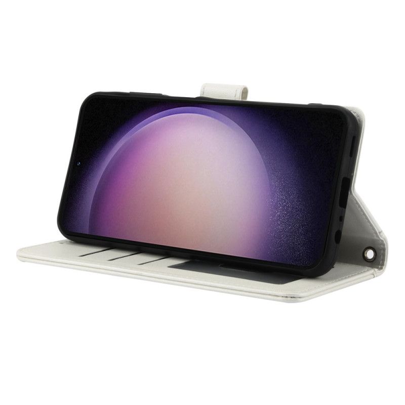 Kožený Kryt Samsung Galaxy S25 5g Šňůrka Na Krk