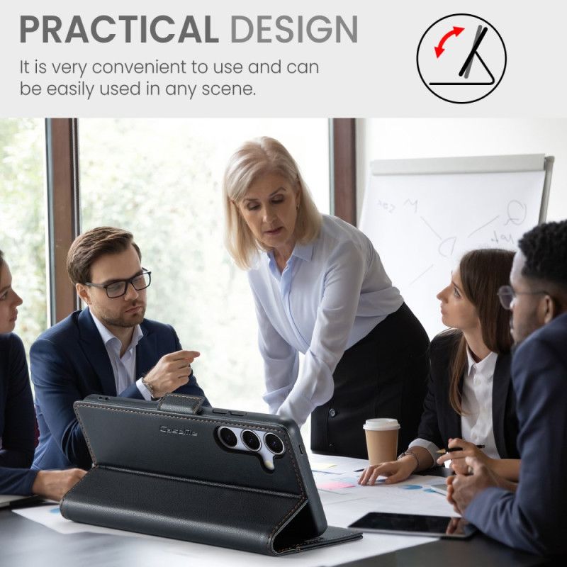 Kožený Kryt Samsung Galaxy S25 Fe Caseme