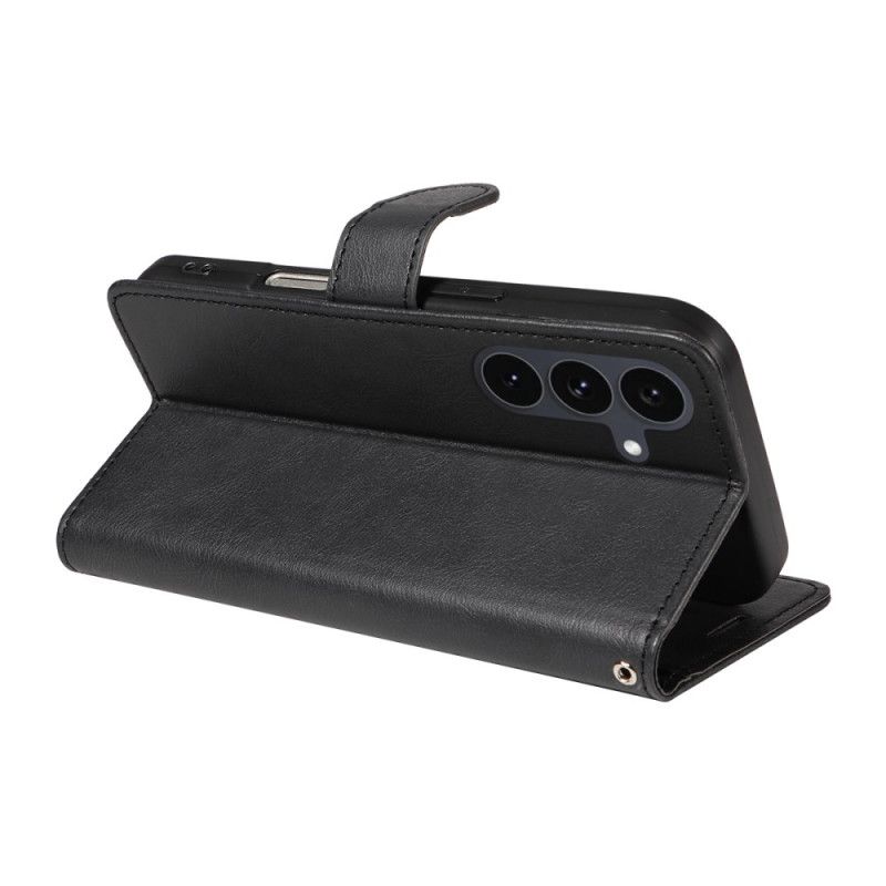 Kožený Kryt Samsung Galaxy S25 Fe Jednobarevný