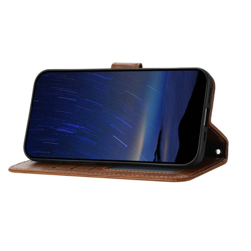 Kožený Kryt Samsung Galaxy S25 Fe Vintage Peněženka