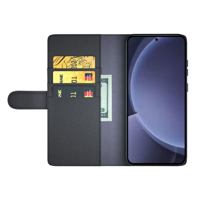 Kožený Kryt Samsung Galaxy S25 Plus 5g Pravá Kůže