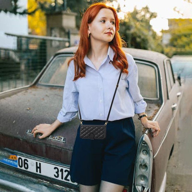 Kožený Kryt Samsung Galaxy S25 Plus 5g Prémiové Prošívání