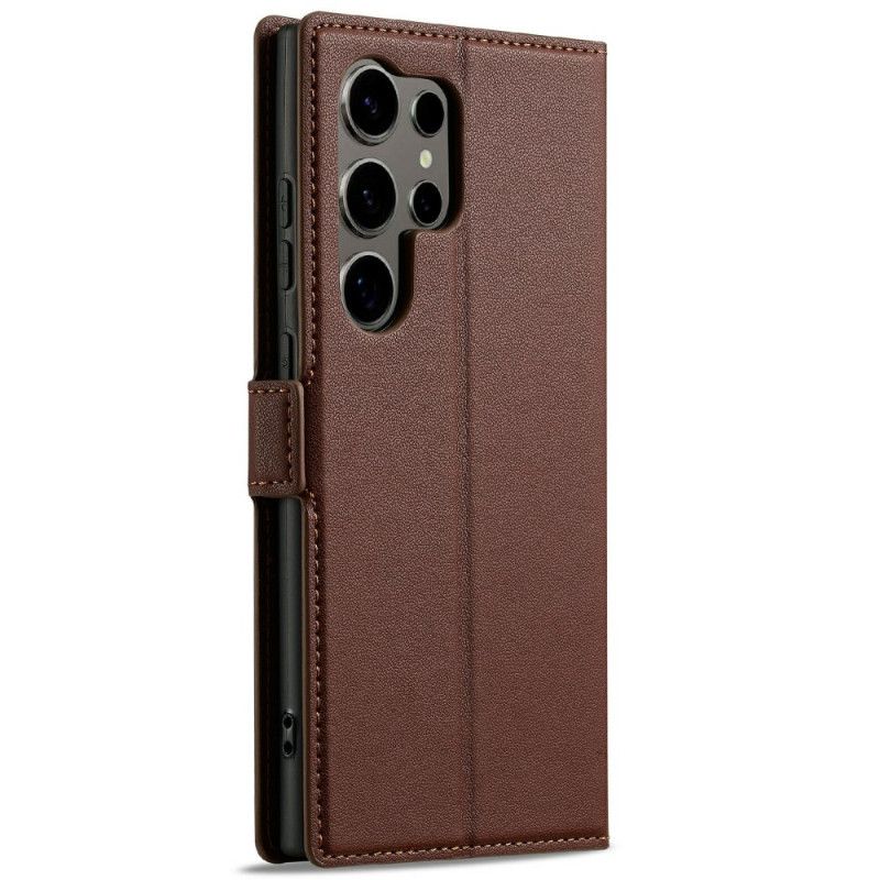 Kožený Kryt Samsung Galaxy S25 Ultra 5g Klasický Lc.imeeke