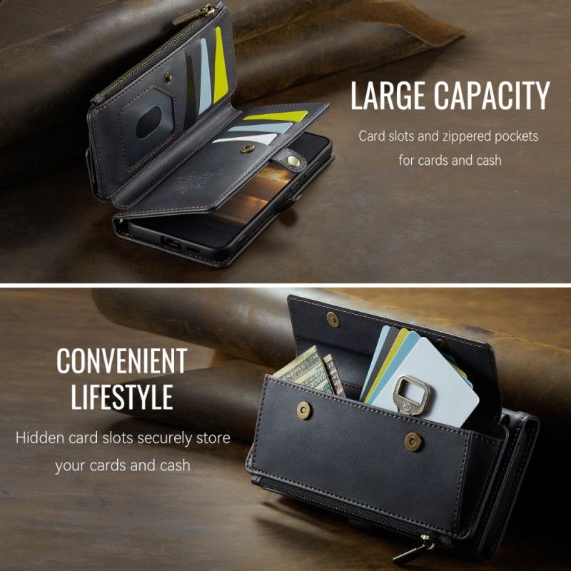 Kožený Kryt Samsung Galaxy S26 Peněženka Caseme