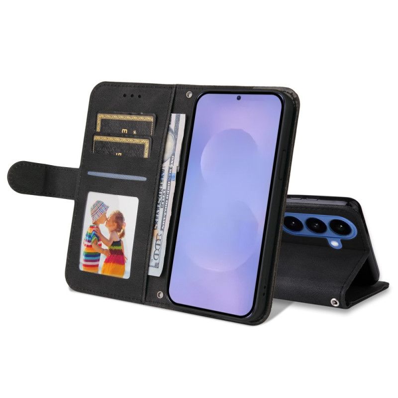 Kožený Kryt Samsung Galaxy S26 Plus Dekorativní Nýt