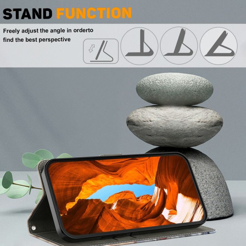 Kožený Kryt Samsung Galaxy S26 Plus Kočky Lásky