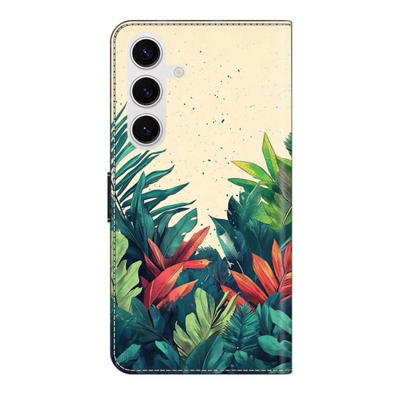 Kožený Kryt Samsung Galaxy S26 Plus Listy