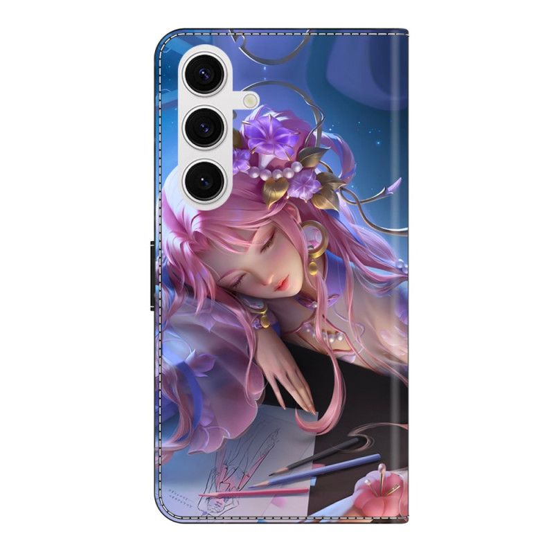 Kožený Kryt Samsung Galaxy S26 Plus Šípková Růženka