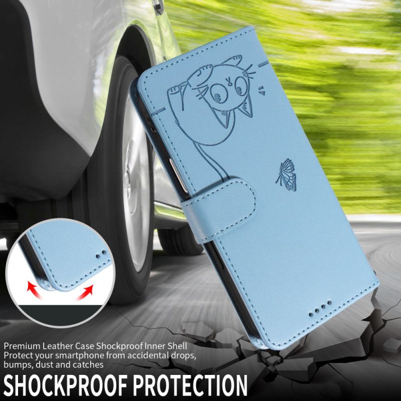 Kožený Kryt Samsung Galaxy S26 Ultra Gravírování Kočky