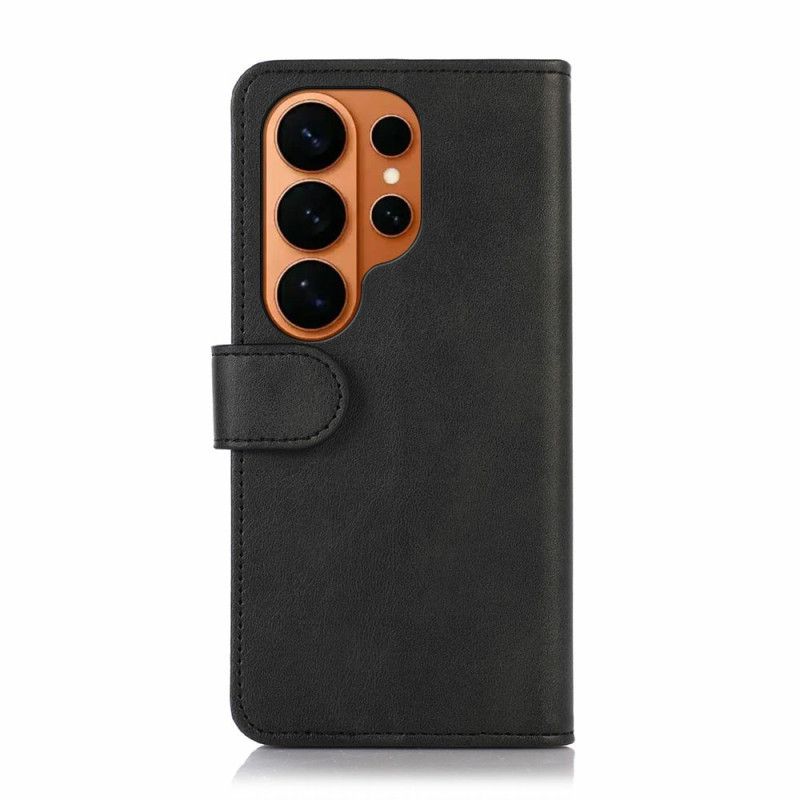 Kožený Kryt Samsung Galaxy S26 Ultra Klasický Kožený Efekt