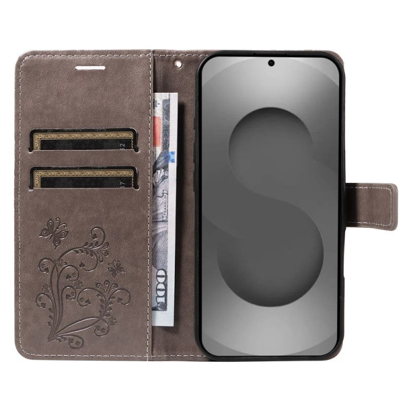 Kožený Kryt Samsung Galaxy S26 Ultra Obří Motýli