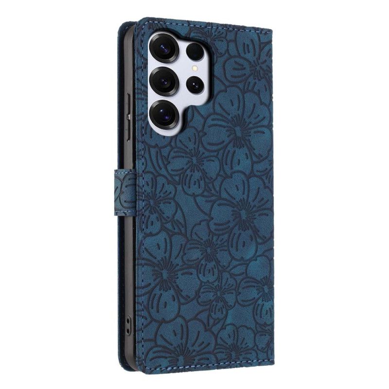 Kožený Kryt Samsung Galaxy S26 Ultra Třešňové Květy