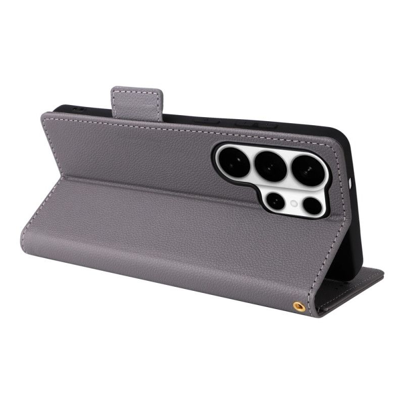 Kožený Kryt Samsung Galaxy S26 Ultra Umělá Kůže S Páskem