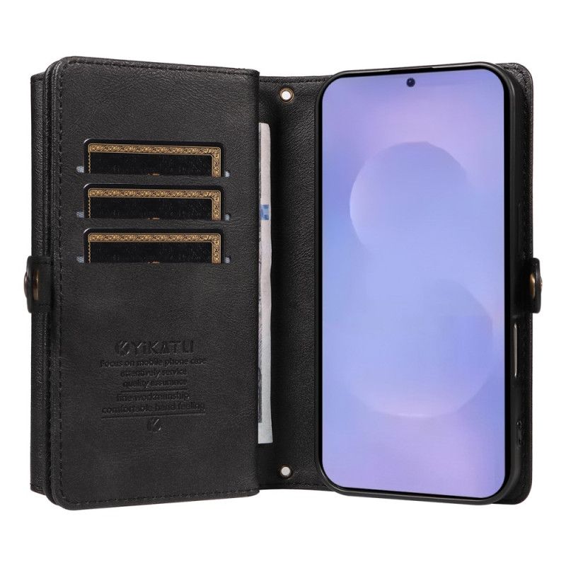 Kožený Kryt Samsung Galaxy S26 Vintage Yikatu Design