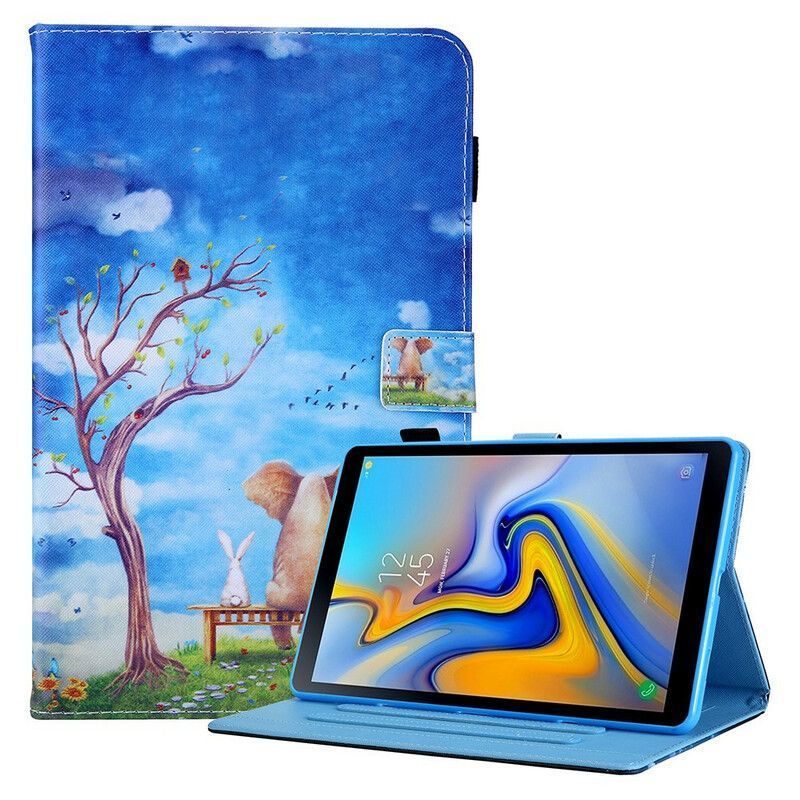 Kožený Kryt Samsung Galaxy Tab A7 Lite Přátelé