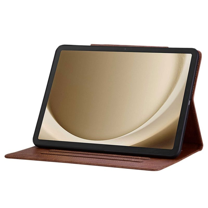 Kožený Kryt Samsung Galaxy Tab S10 Fe Plus Kočičí Spona