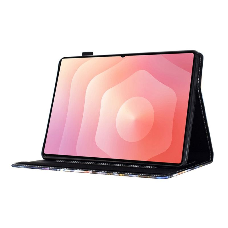 Kožený Kryt Samsung Galaxy Tab S11 Barevný Mramor