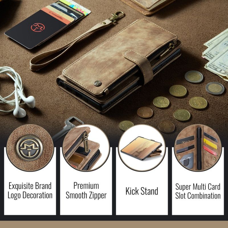 Kožený Kryt Samsung Galaxy Z Fold 7 Caseme