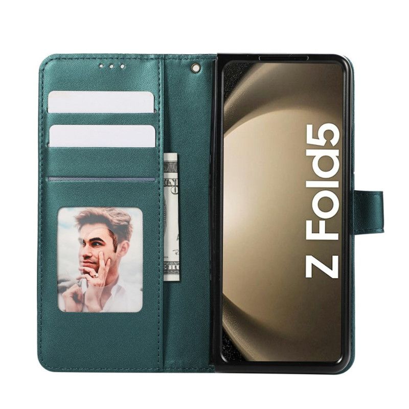 Kožený Kryt Samsung Galaxy Z Fold 7 Diamantový Design