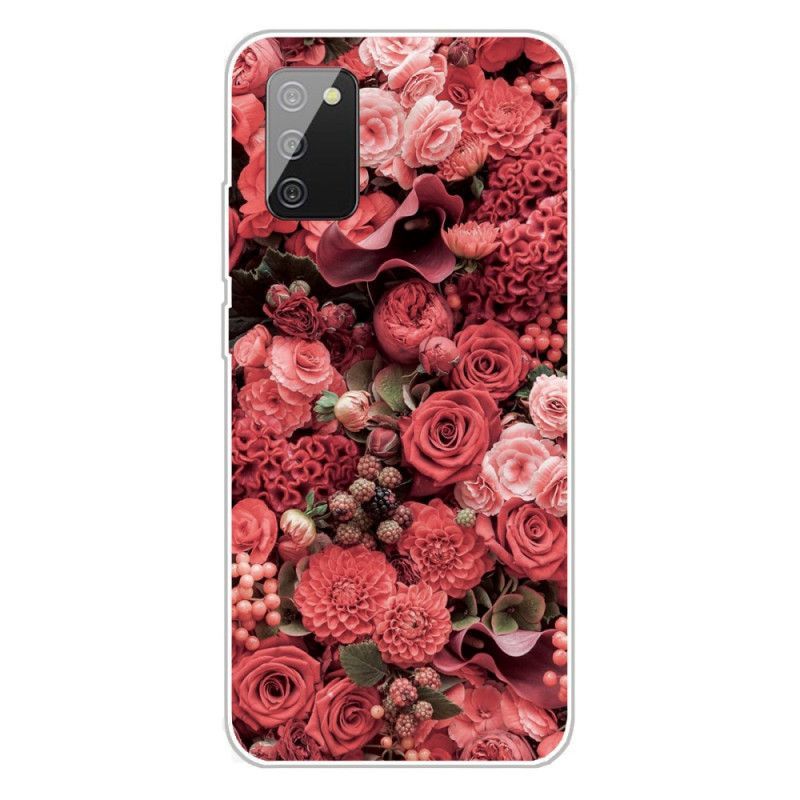 Kryt Na Samsung Galaxy A02s Intenzivní Květy