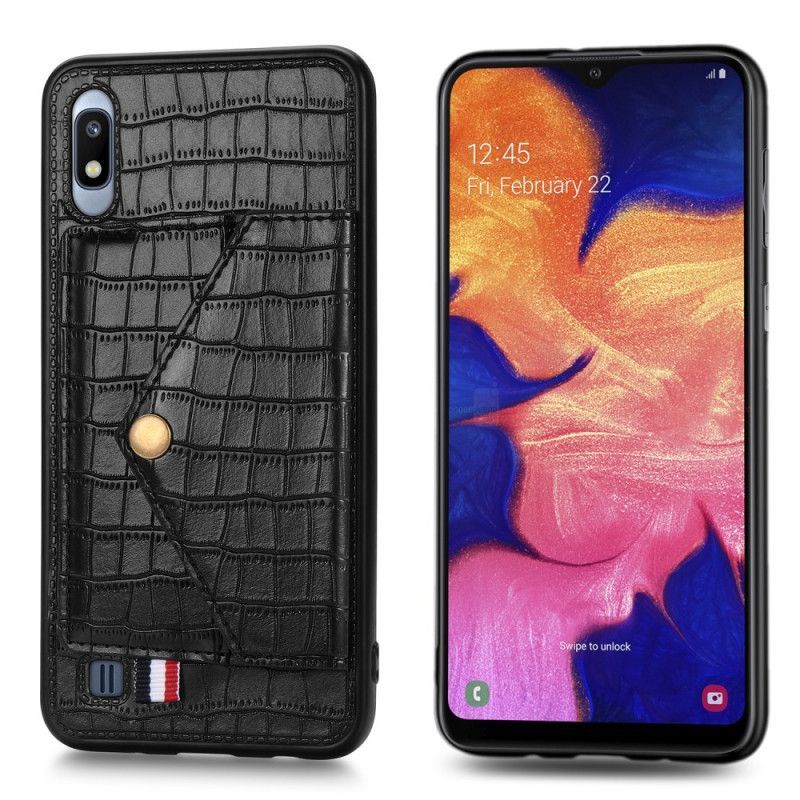 Kryt Na Samsung Galaxy A10 Držák Na Krokodýlí Kartu A Stojan
