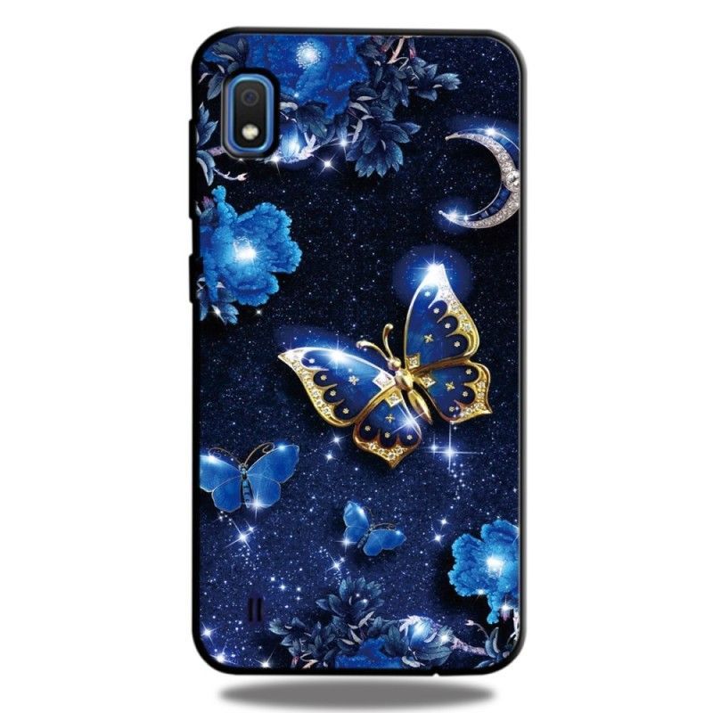Kryt Na Samsung Galaxy A10 Motýl V Noci