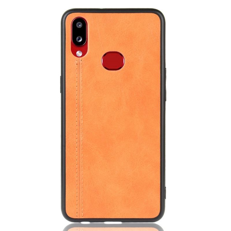 Kryt Na Samsung Galaxy A10s Efekt Kůže Ve Švu