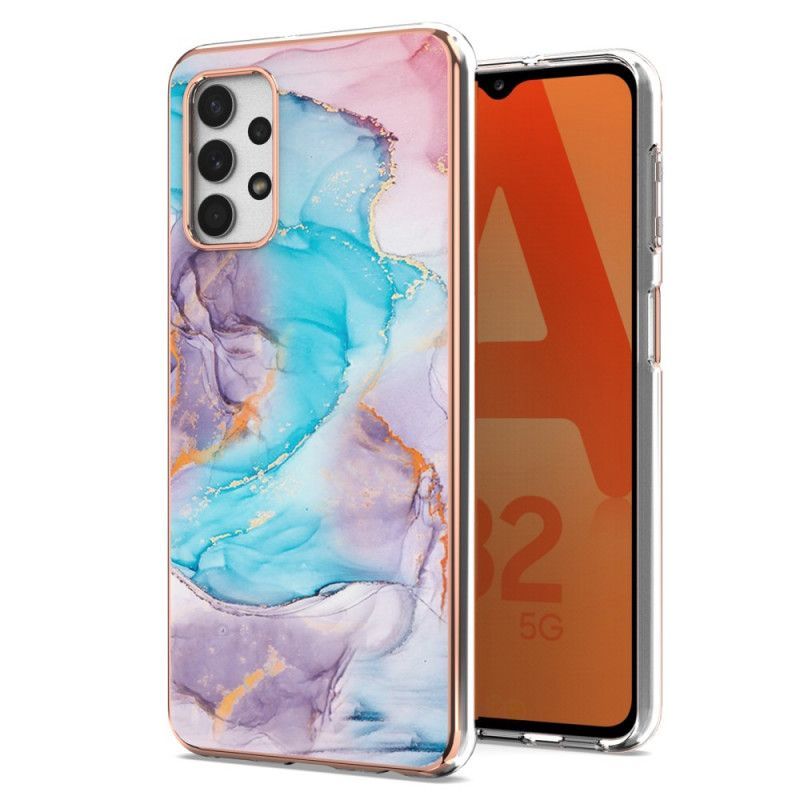 Kryt Na Samsung Galaxy A13 Akvarel Mramor
