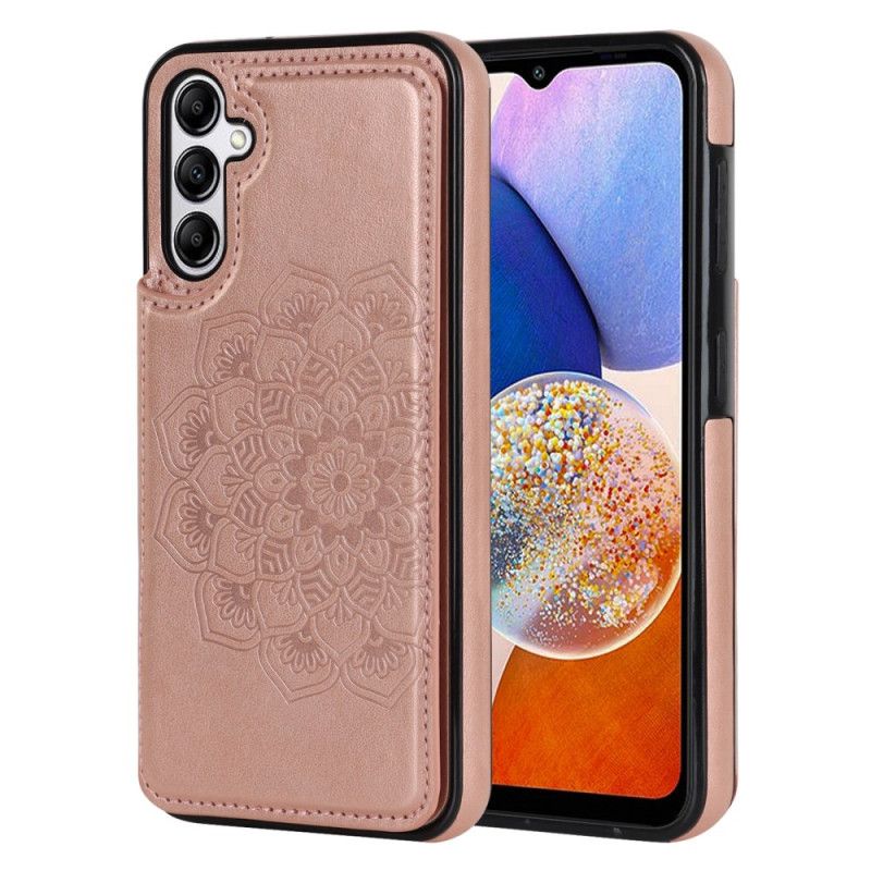 Kryt Na Samsung Galaxy A15 Držák Karet Se Vzorem Mandaly