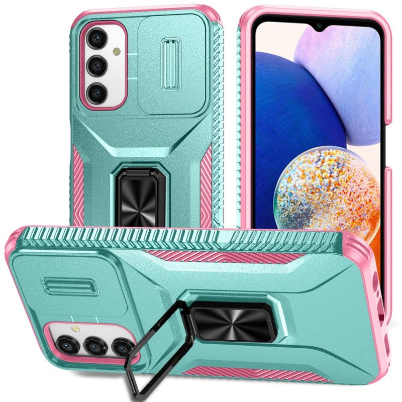 Kryt Na Samsung Galaxy A15 Dvouvrstvý Nárazuvzdorný A Posuvný Chránič Objektivu