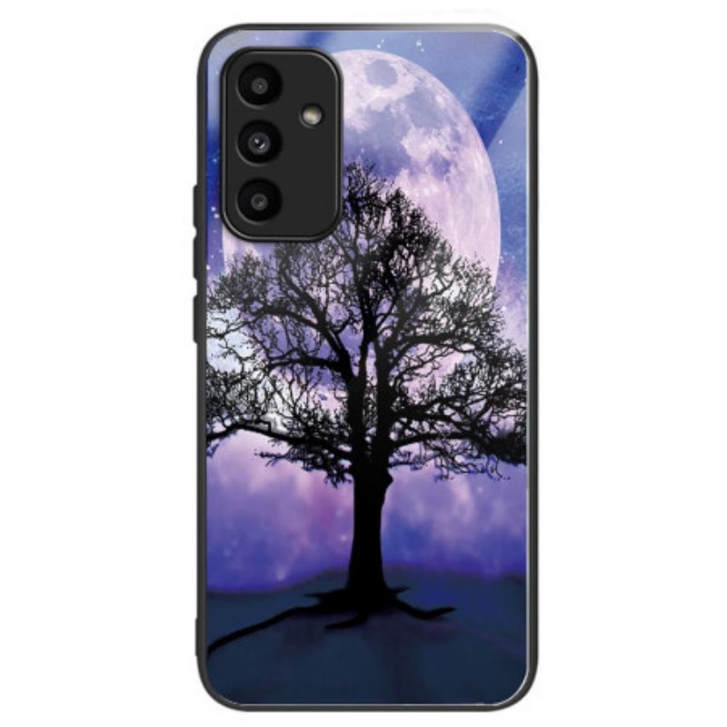 Kryt Na Samsung Galaxy A15 Tvrzené Sklo Na Strom A Měsíc