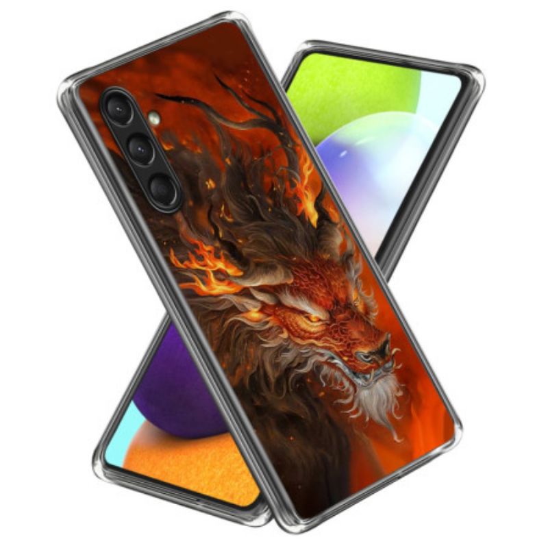 Kryt Na Samsung Galaxy A16 5g Silikon Fire Tiger