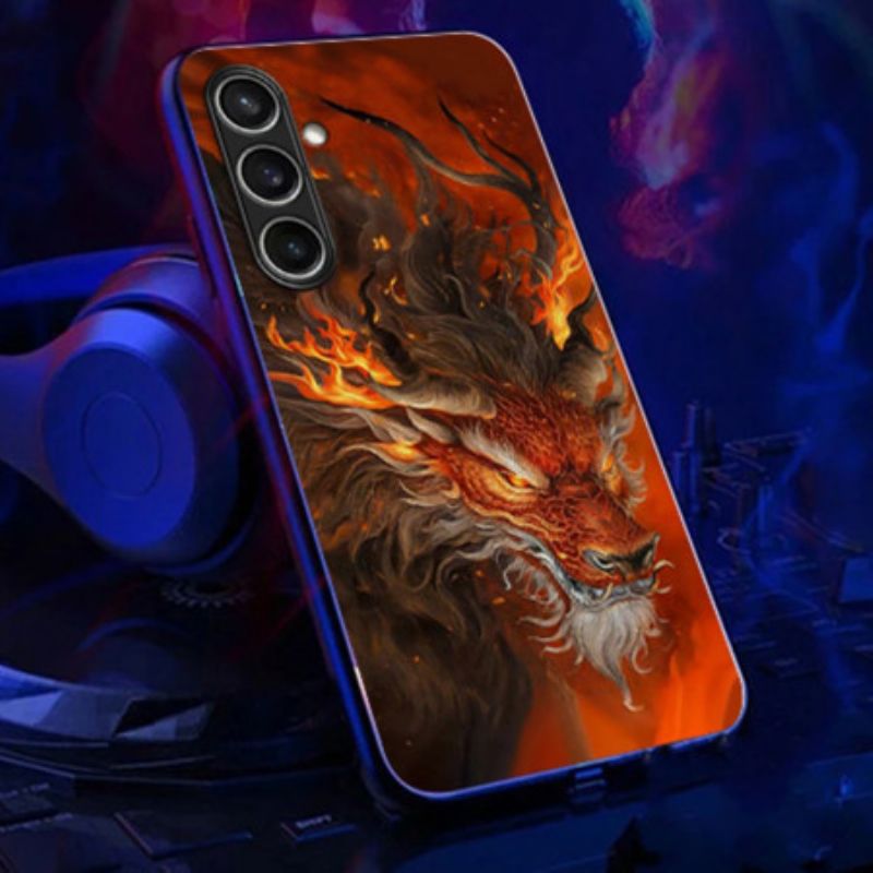 Kryt Na Samsung Galaxy A16 5g Volejte Flash Series Red Fire Dragon
