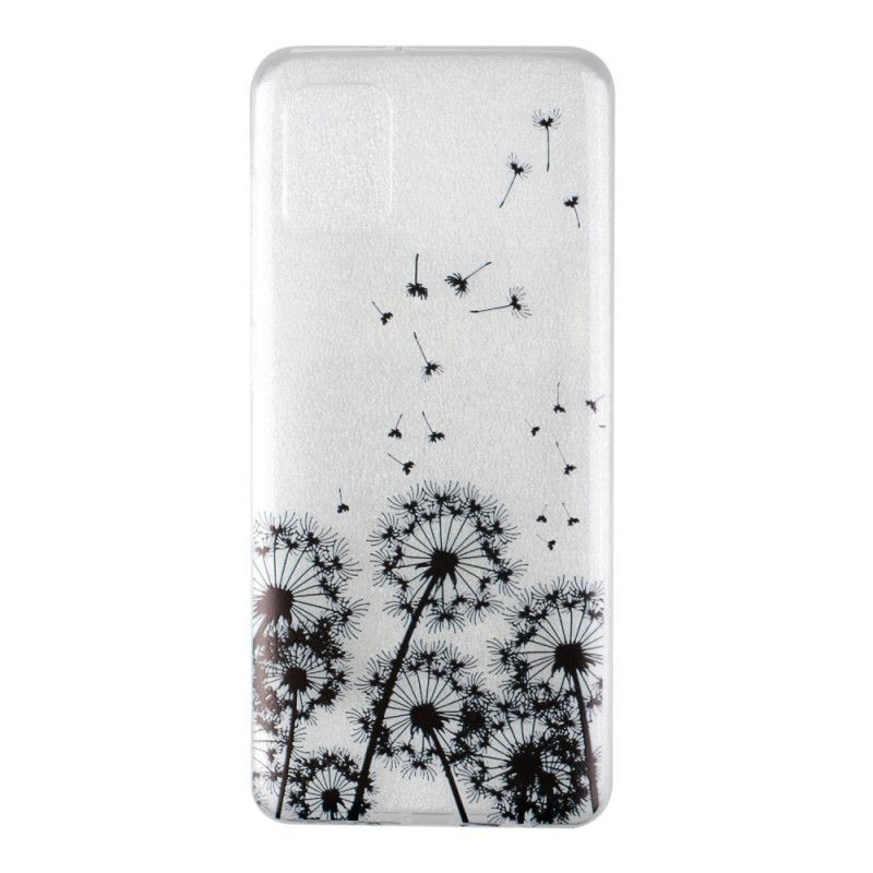Kryt Na Samsung Galaxy A31 Průhledné Černé Pampelišky