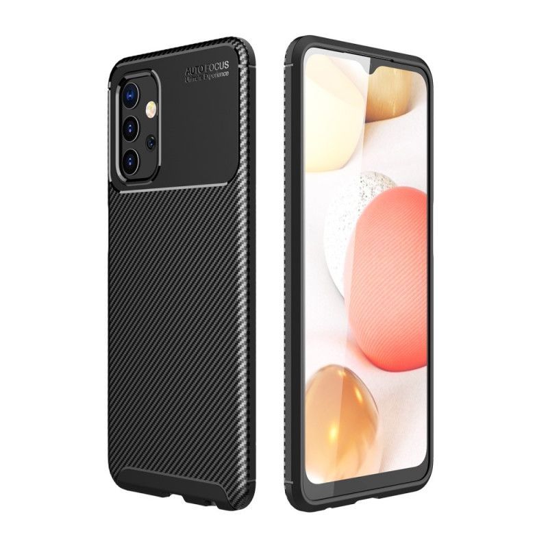 Kryt Na Samsung Galaxy A32 5g Flexibilní Textura Uhlíkových Vláken